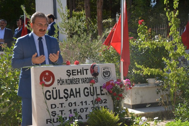 BAŞKAN KİMYECİ 15 TEMMUZ ŞEHİT AİLELERİNİ VE ŞEHİT MEZARLARINI ZİYARET ETTİ
