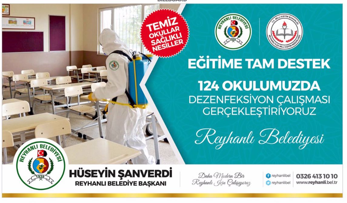 REYHANLI BELEDİYESİ TEMİZ OKULLAR VE SAĞLIKLI NESİLLER İÇİN KOLLARI SIVADI