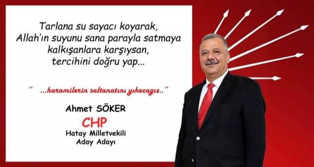 HATAY’IN BİRLEŞTİRİCİ GÜCÜ ‘’AHMET SÖKER’’