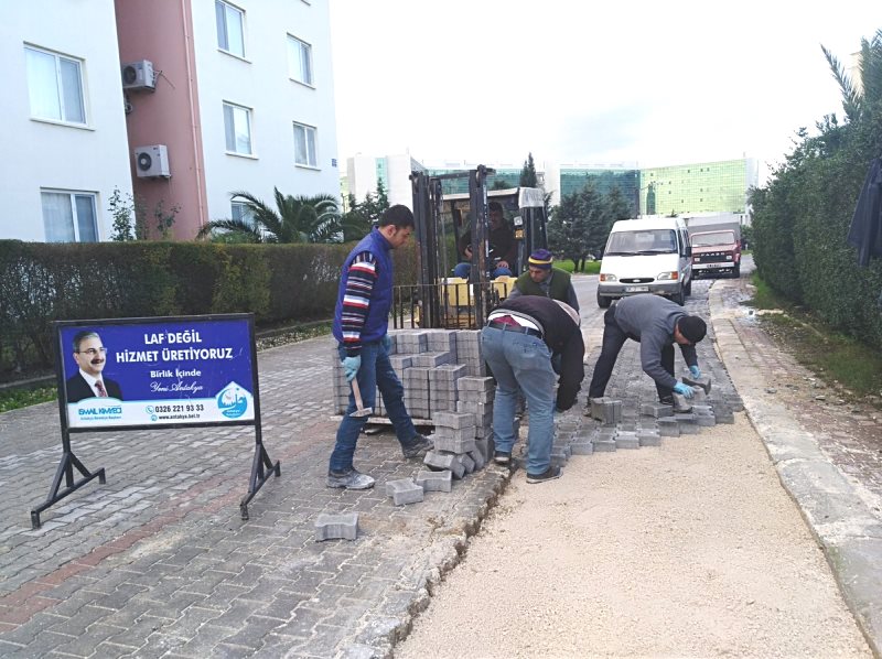 ÜRGENPAŞA ve ALAATTİN MAHALLELERİ’NDE PARKE ONARIM ÇALIŞMALARI