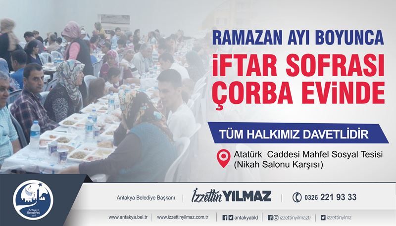 İFTAR SOFRASINA TÜM HALKIMIZ DAVETLİ