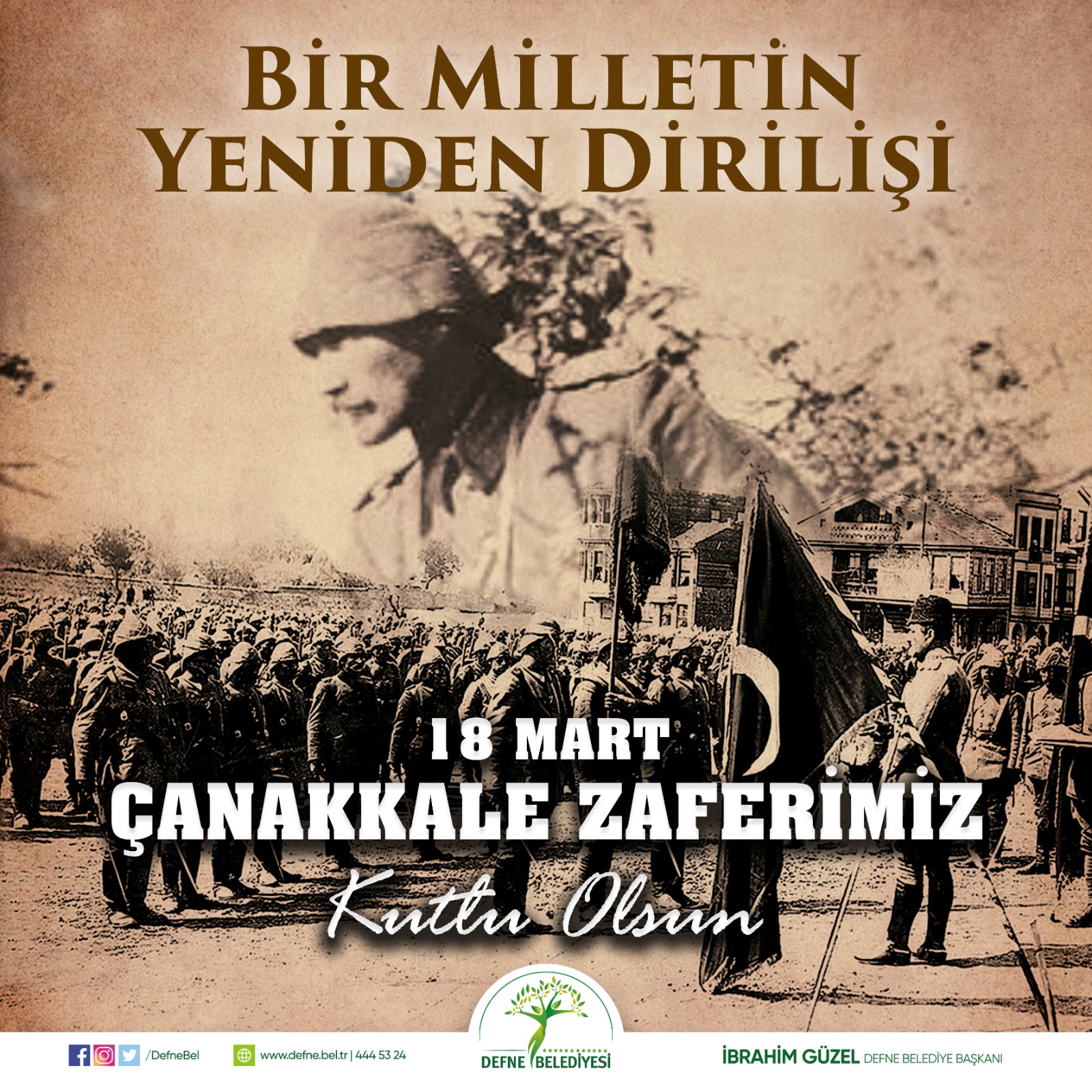 BAŞKAN GÜZEL’DEN 18 MART ÇANAKKALE ZAFERİ VE ŞEHİTLERİ ANMA GÜNÜ MESAJI