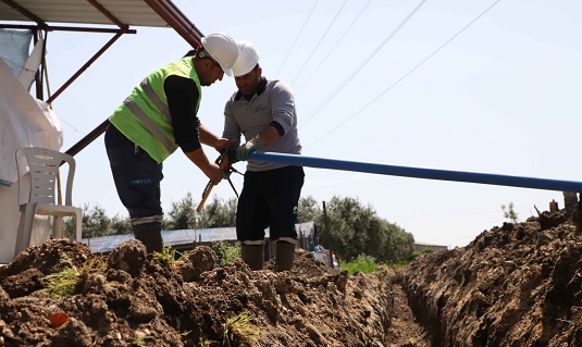 YENİ MESKENLERİN ALTYAPI İHTİYACI KARŞILANIYOR