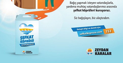 Adana Büyükşehir Belediyesi’nden Şefkat Köprüsü kampanyası