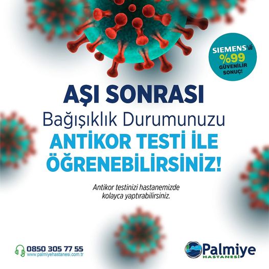 Palmiye Hastanesi’nden aşı sonrası için önemli hizmet