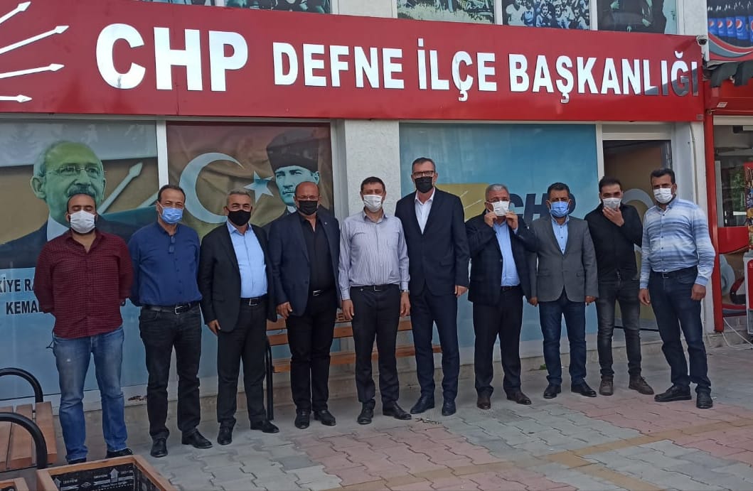 DİSK heyetinden CHP Defne’ye ziyaret