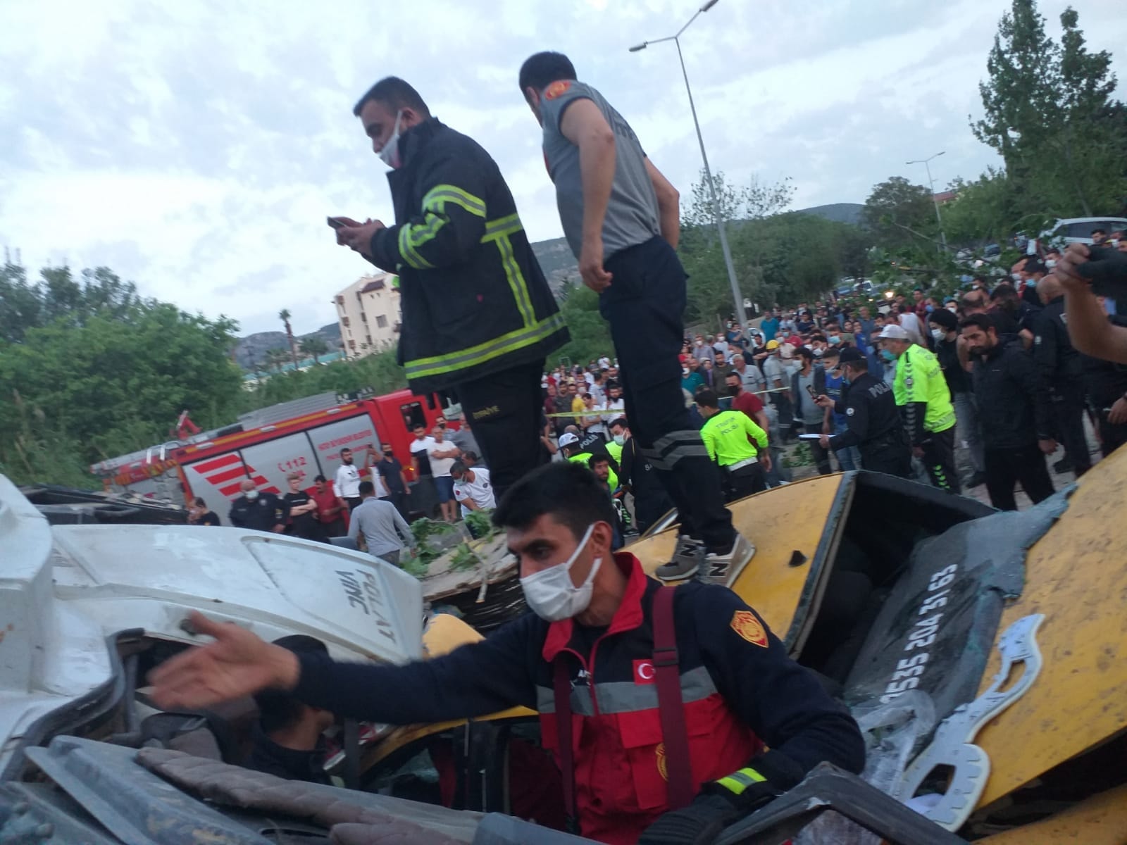 Defne Belediyesi’nden kaza bilançocu