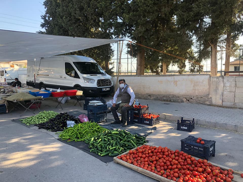 Kumlu’da pazarlarda HES kodu denetimi