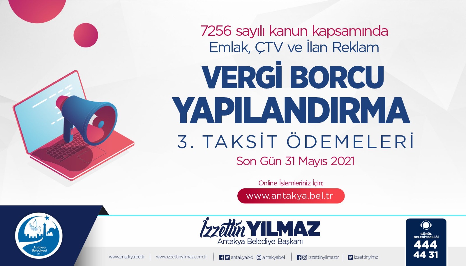 EMLAK VERGİSİ VE İŞYERİ ÇTV İÇİN SON ÖDEME GÜNÜ 31 MAYIS!