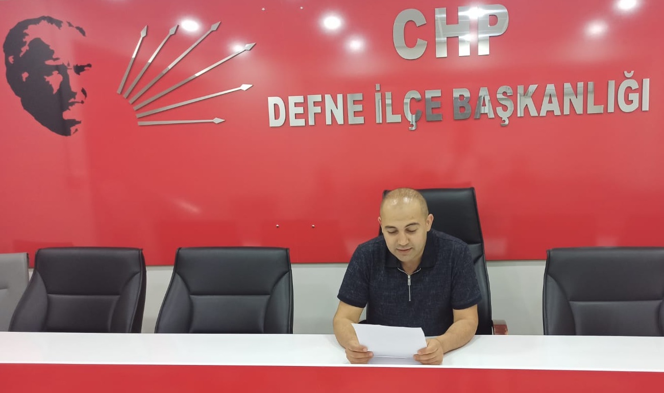 Defne CHP’den İsrail’e kınama