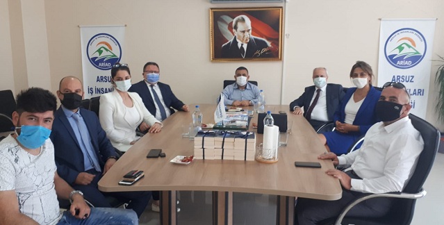 DEVA Partisi Hatay’dan ARİAD’a nezaket ziyareti