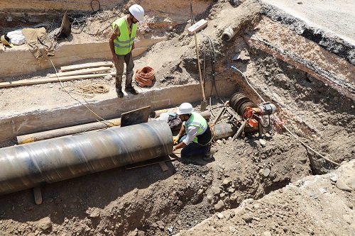 Ekinci’nin İçme Suyu Şebekesi Yenileniyor