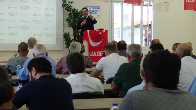 Saadet Partisi Hatay’da eğitim toplantısı düzenledi