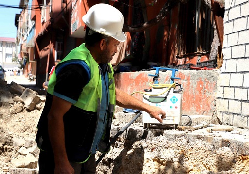 HATSUDA ABONE BAĞLANTI ÇALIŞMALARI TAM GAZ