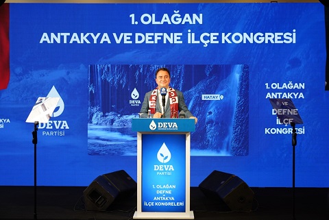 DEVA Partisi Antakya ve Defne Kongreleri gerçekleştirildi 