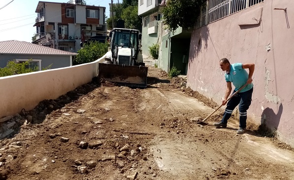 Belen’de çöken kanal hattına anında müdahale