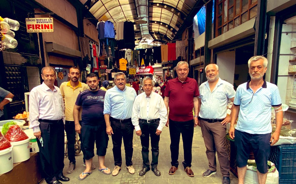 Uzun Çarşı esnafına ziyaret