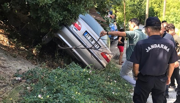 Defne’de feci kaza: 2 yaralı