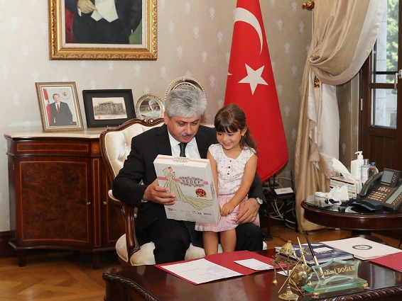 Vali Doğan şehit ailesini kabul etti