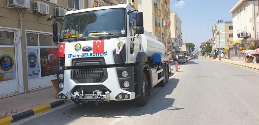 Belediyeler Birliği’nden Erzin’e hibe arazöz