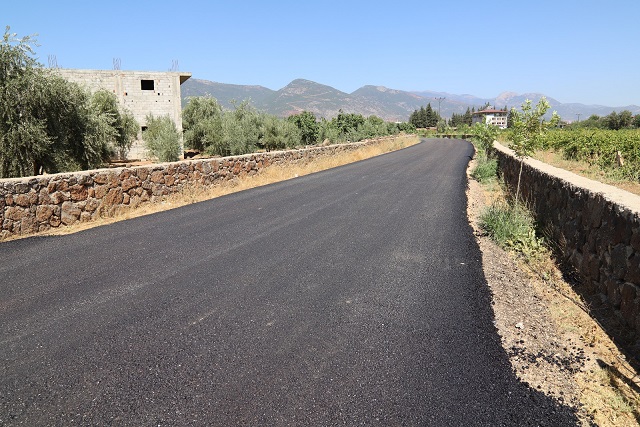 Sapanözü ve Yuvalı mahallesi asfaltlandı