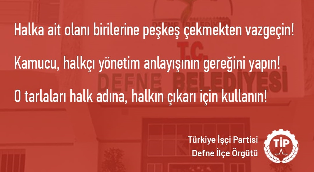 TİP: Parsel parsel eylemişler Defne’yi!