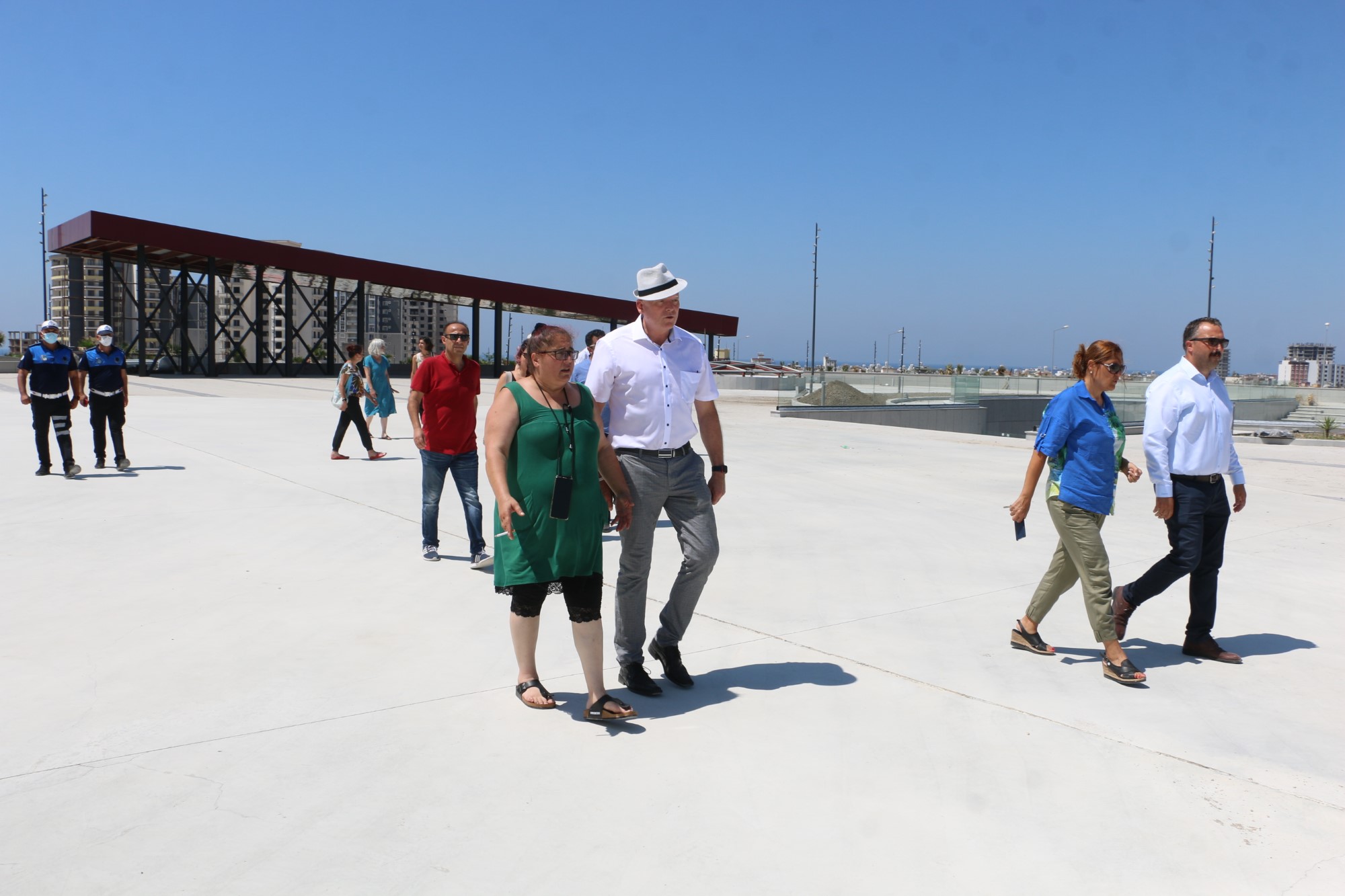 Aalen heyeti İskenderun-Arsuz bölgesi EXPO inşaatını gezdi