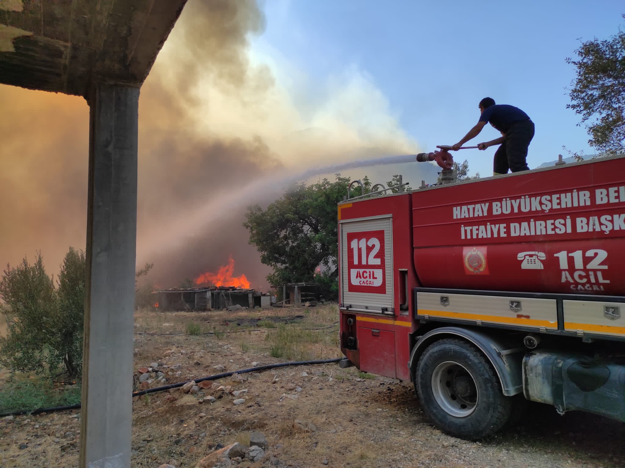 HBB ekipleri 4 ildeki yangına müdahale etti