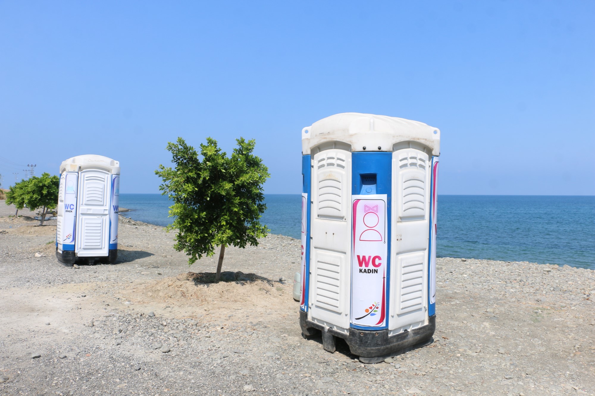 Büyükşehir’den 15 noktada 30 adet mobil tuvalet
