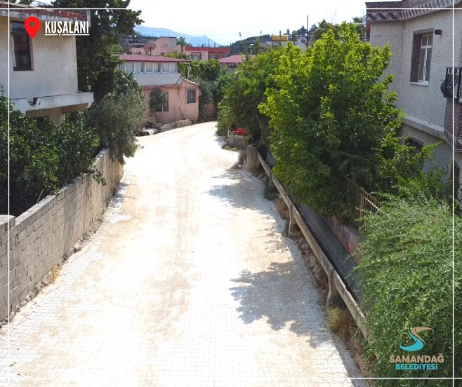 Kuşalanı Mahallesi’nde çalışmalar aralıksız sürüyor