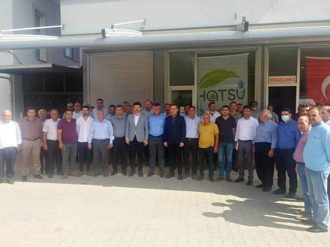 Polat, Hassa’da muhtarlarla bir araya geldi