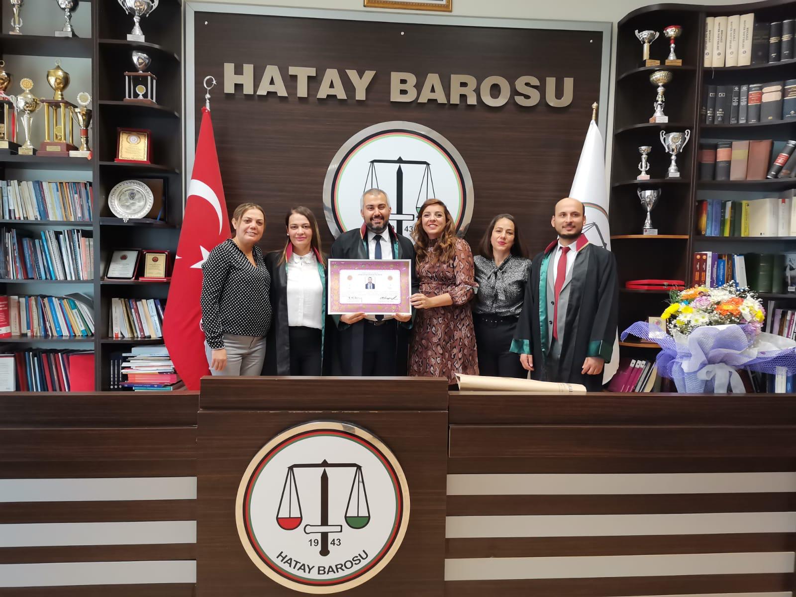 Alyaz, resmen avukat oldu