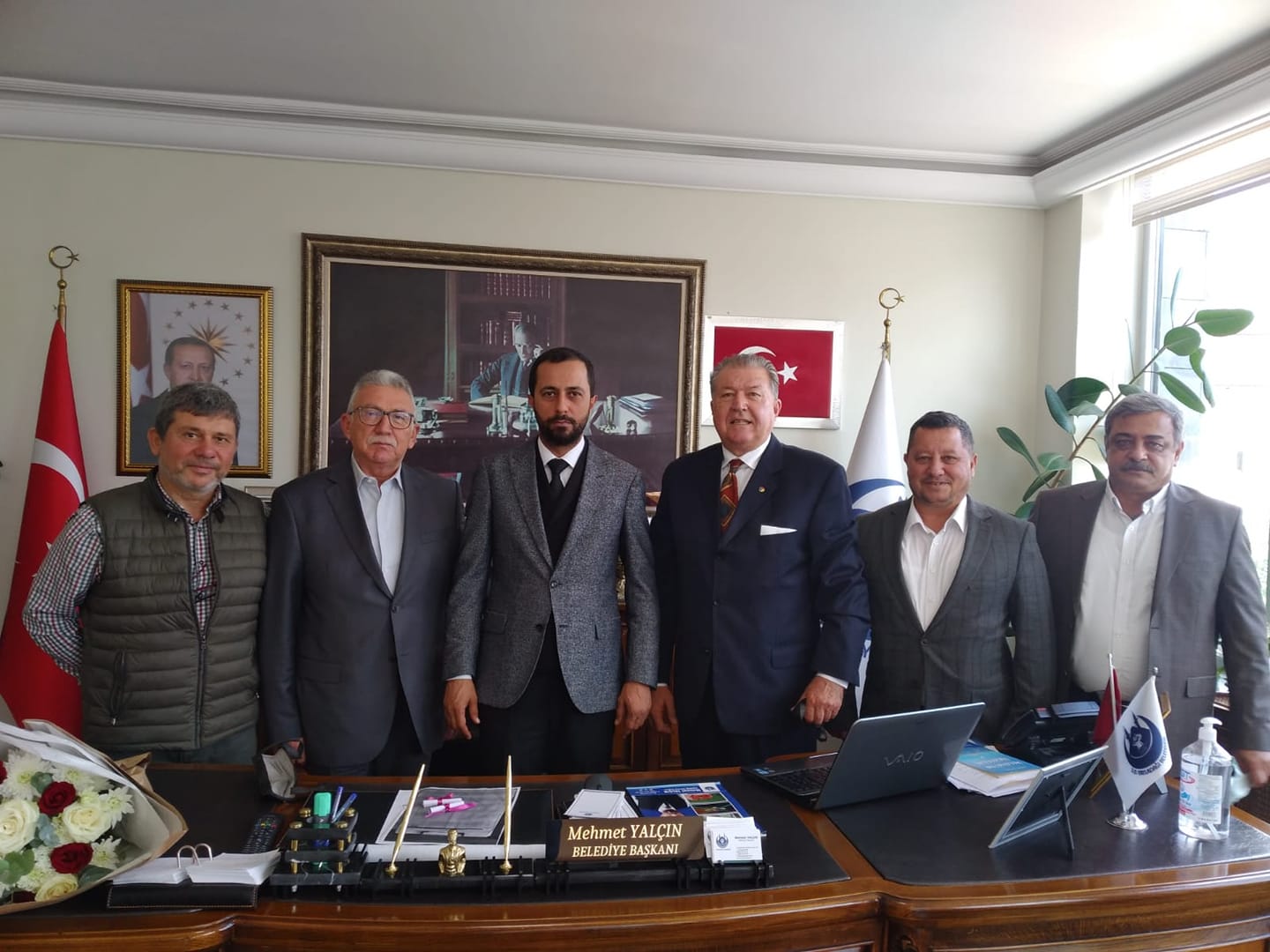 Yalçın, ATB heyetini ağırladı