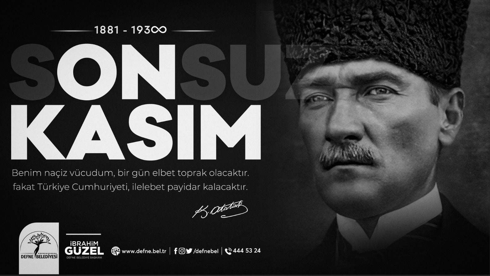 Güzel: Ata’mızı saygı ve minnetle yad ediyorum