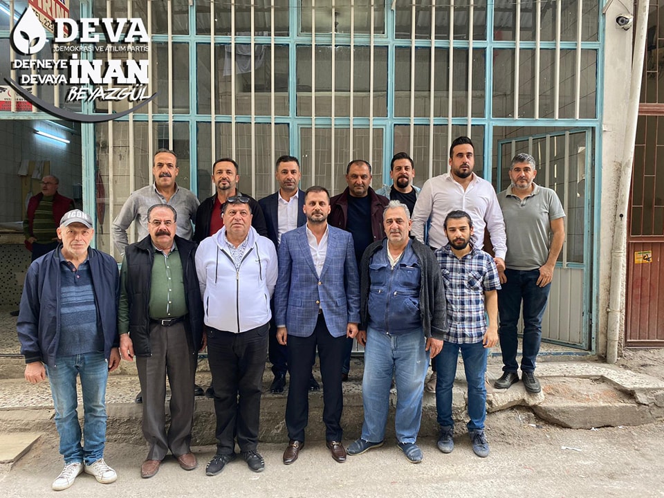 DEVA Defne esnafı dinledi