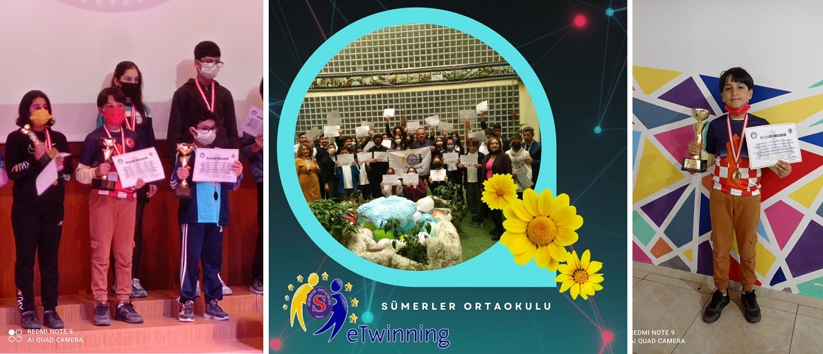 Sümerler Ortaokulu başarılarıyla parıldıyor