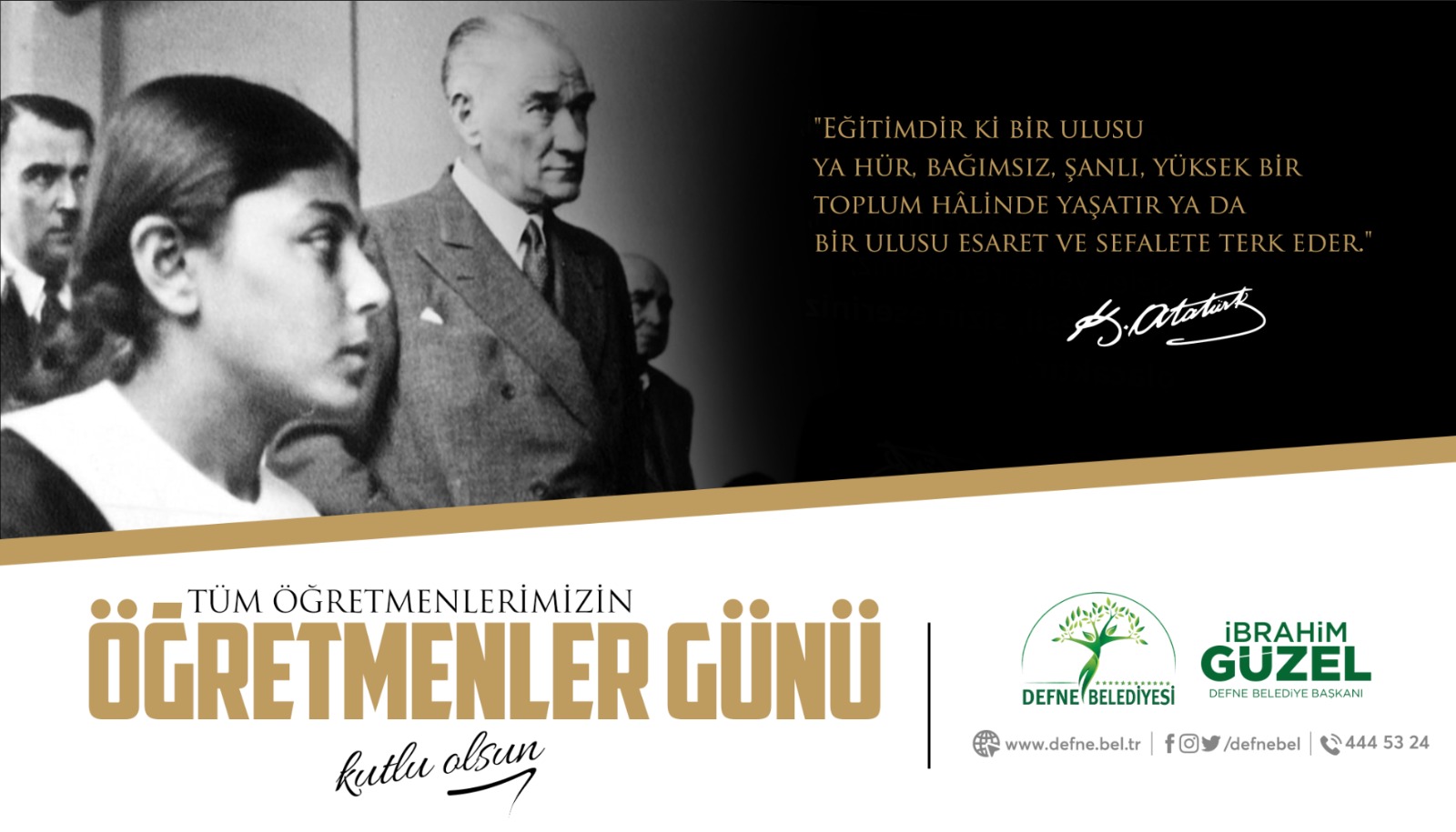 Güzel: Öğretmenlerimizin gününü kutluyorum