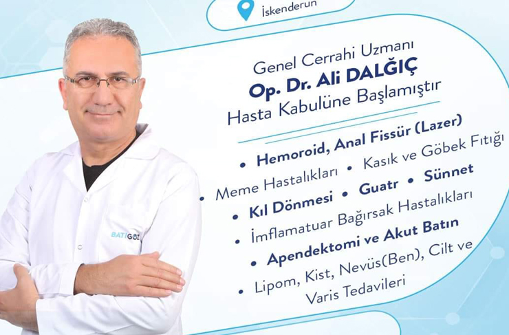 Genel Cerrah Op. Dr. Ali Dalğıç Batıgöz’de