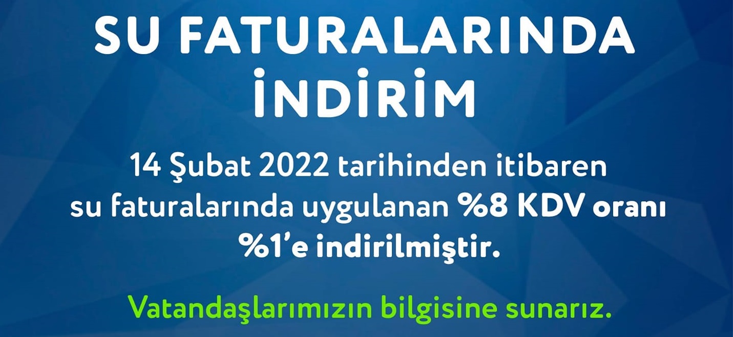 Zeydan Karalar duyurdu: Su faturalarına KDV indirimi