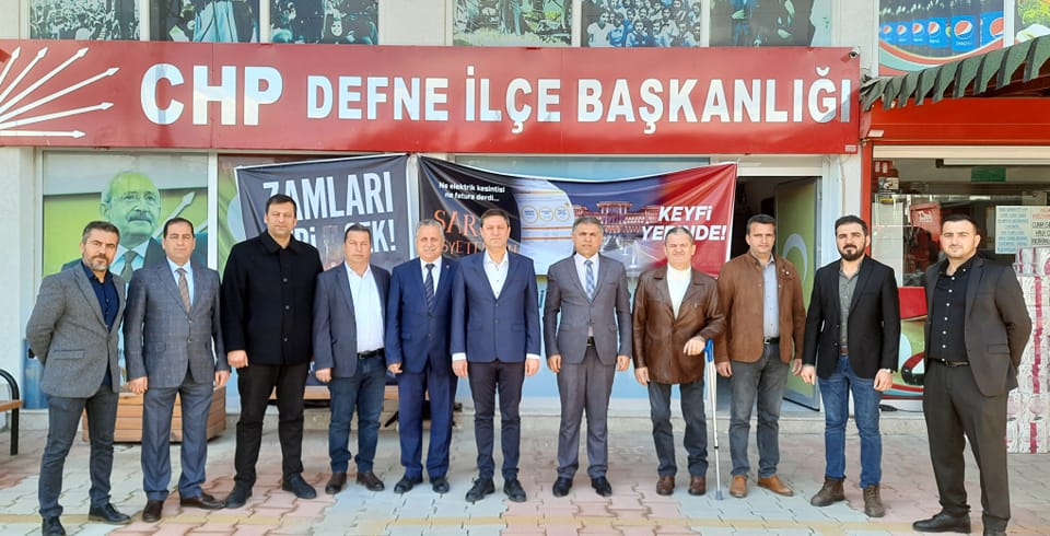 CHP Defne’de esnafın sorunları tartışıldı