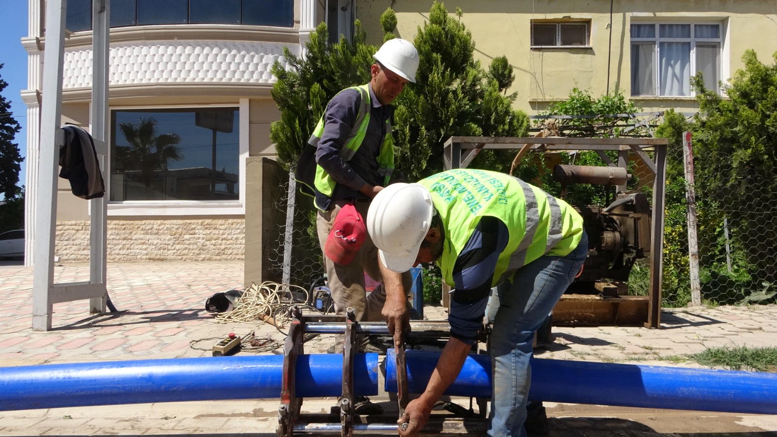 REYHANLI-KUMLU İÇME SUYU PROJESİNDE ÇALIŞMALAR TAM GAZ