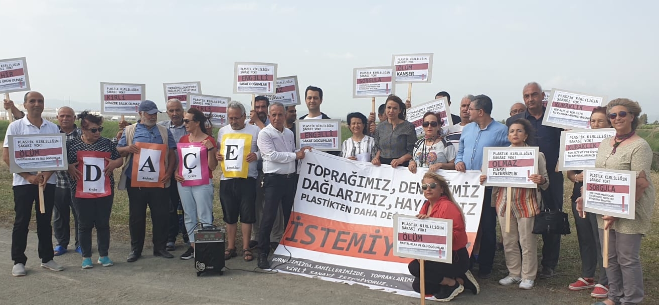 Vatandaşlar Erzin‘de poliüretan tesisi istemiyor