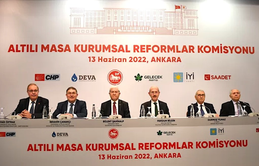 Altılı Masa ‘Kurumsal Reformlar Komisyonu’ raporunu açıkladı