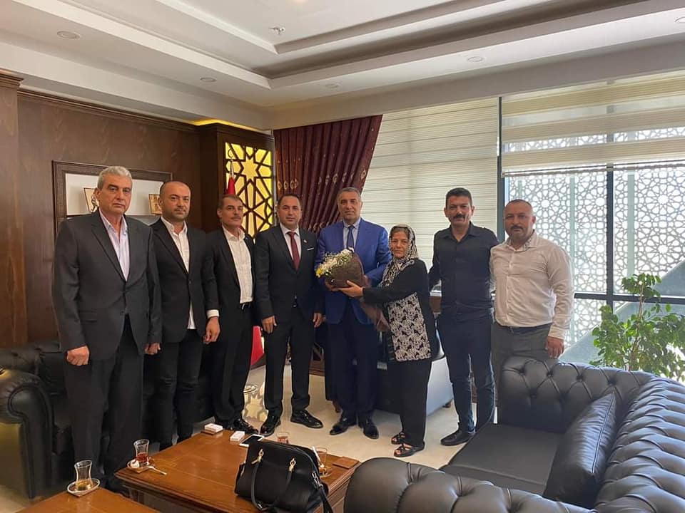 Muhtarlardan Kaymakam Harputlu’ya ziyaret