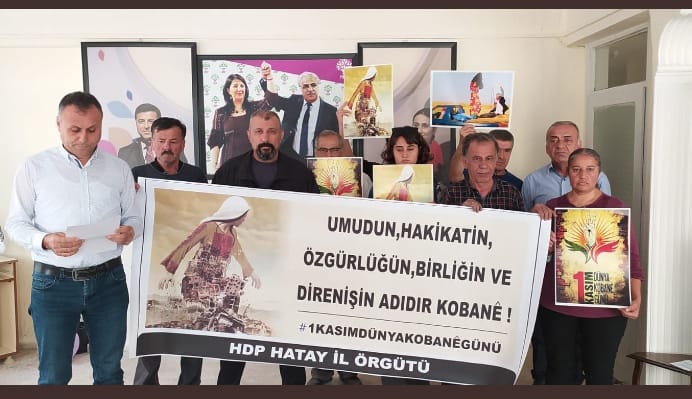 HDP HATAY: IŞİD KARANLIĞI İLE KOBANÎ RUHU ARASINDAKİ MÜCADELE SÜRÜYOR