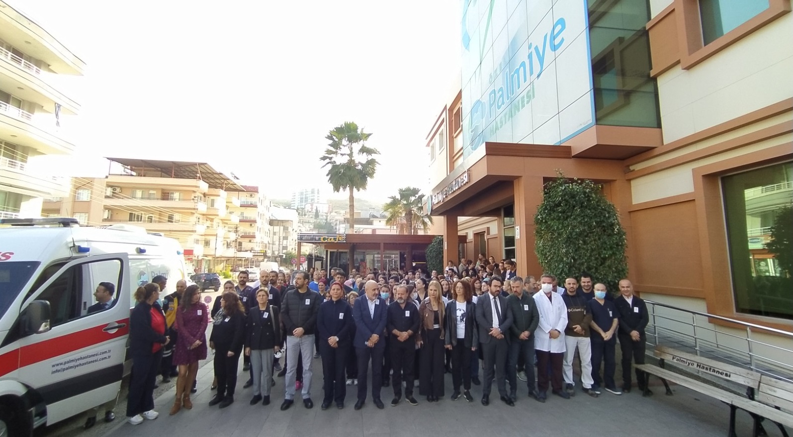 GELİŞİM VE PALMİYE HASTANESİ ATA’IN HUZURUNDA