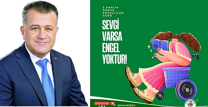 HACIOĞLU: “SEVGİ VARSA ENGEL YOKTUR”