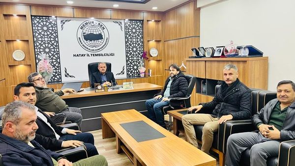 İHH HATAY ŞUBESİ ve ENSAR VAKFI’NDAN MEMUR-SEN’E ZİYARET