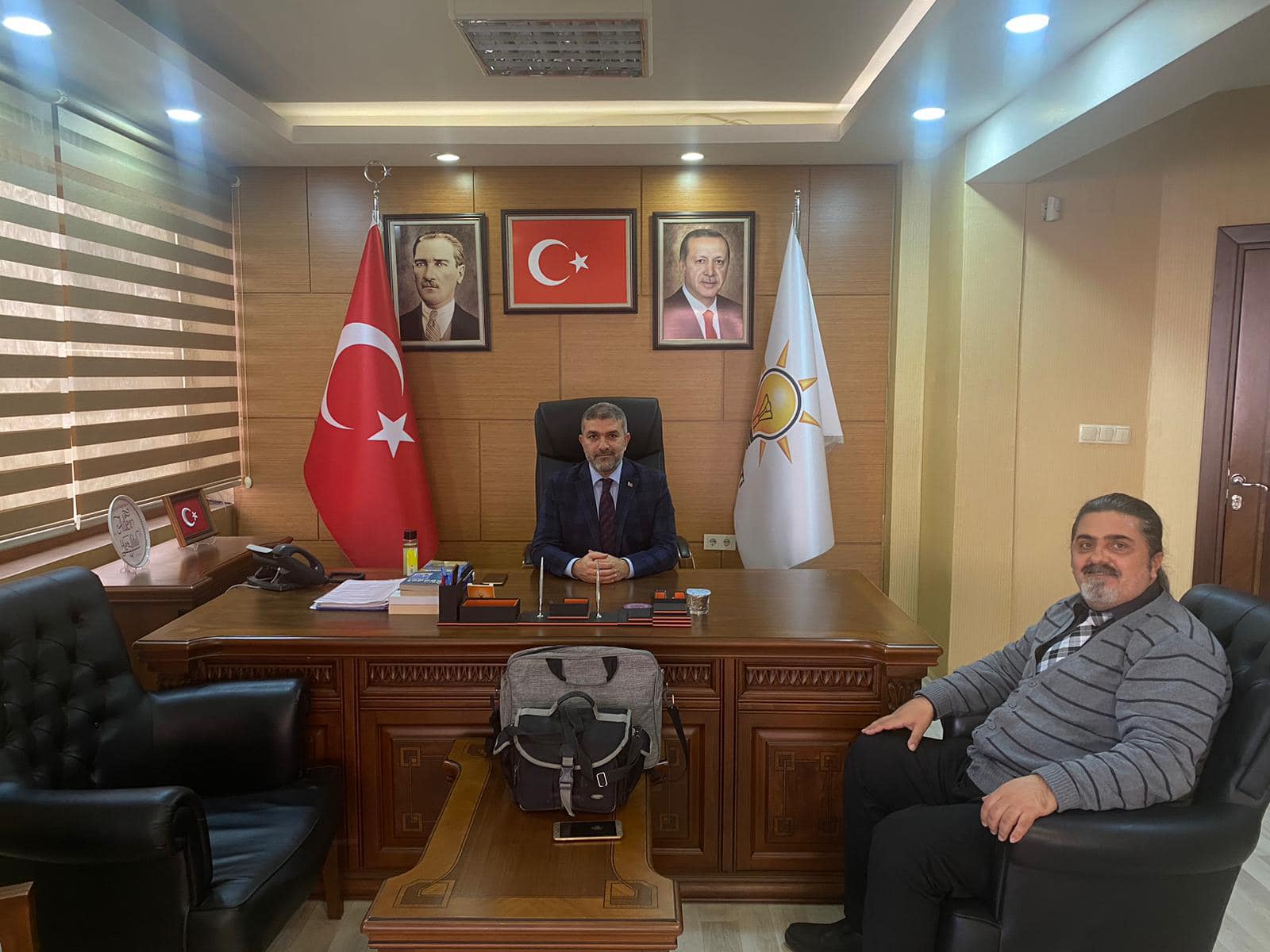 Gazeteci Aşkar’dan Yeşildal’a ziyaret