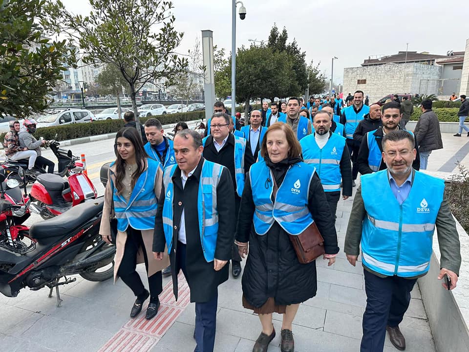 DEVA yönetimi Hatay’ı karış karış gezdi